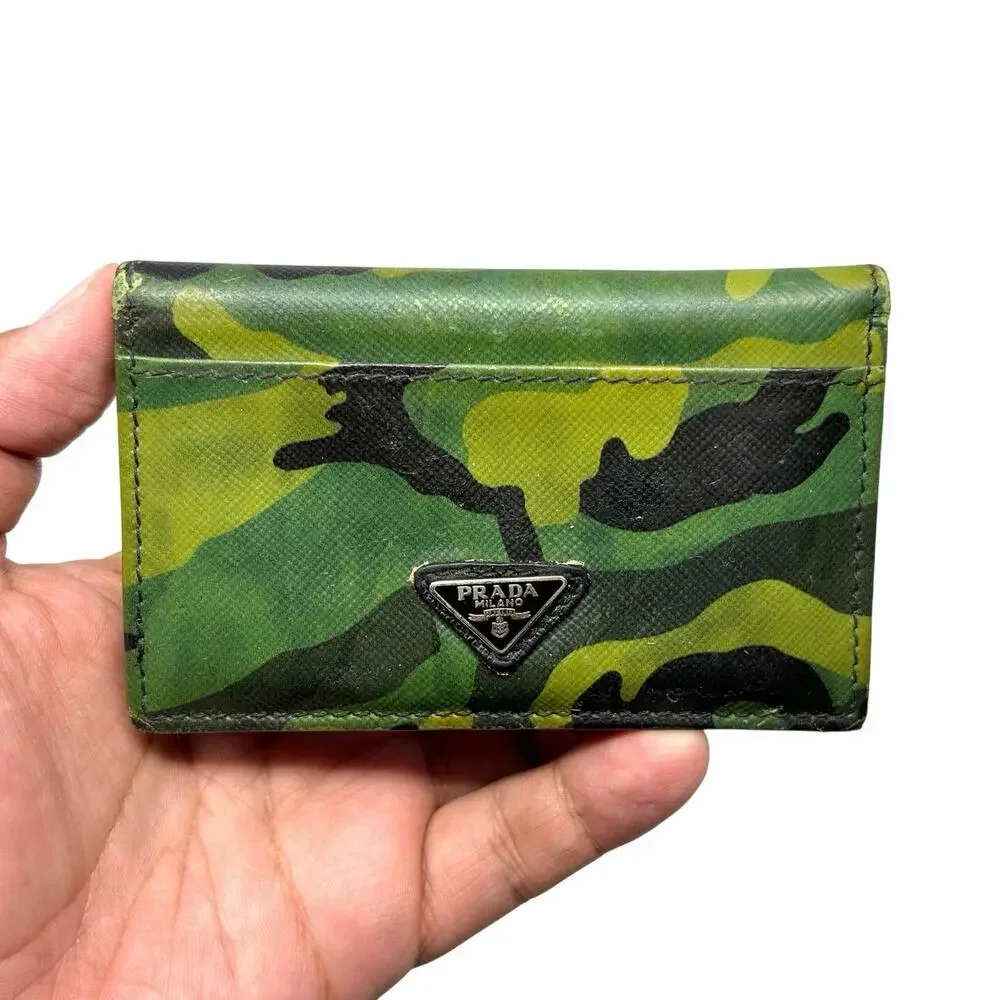 Prada Archive Camo Wallet